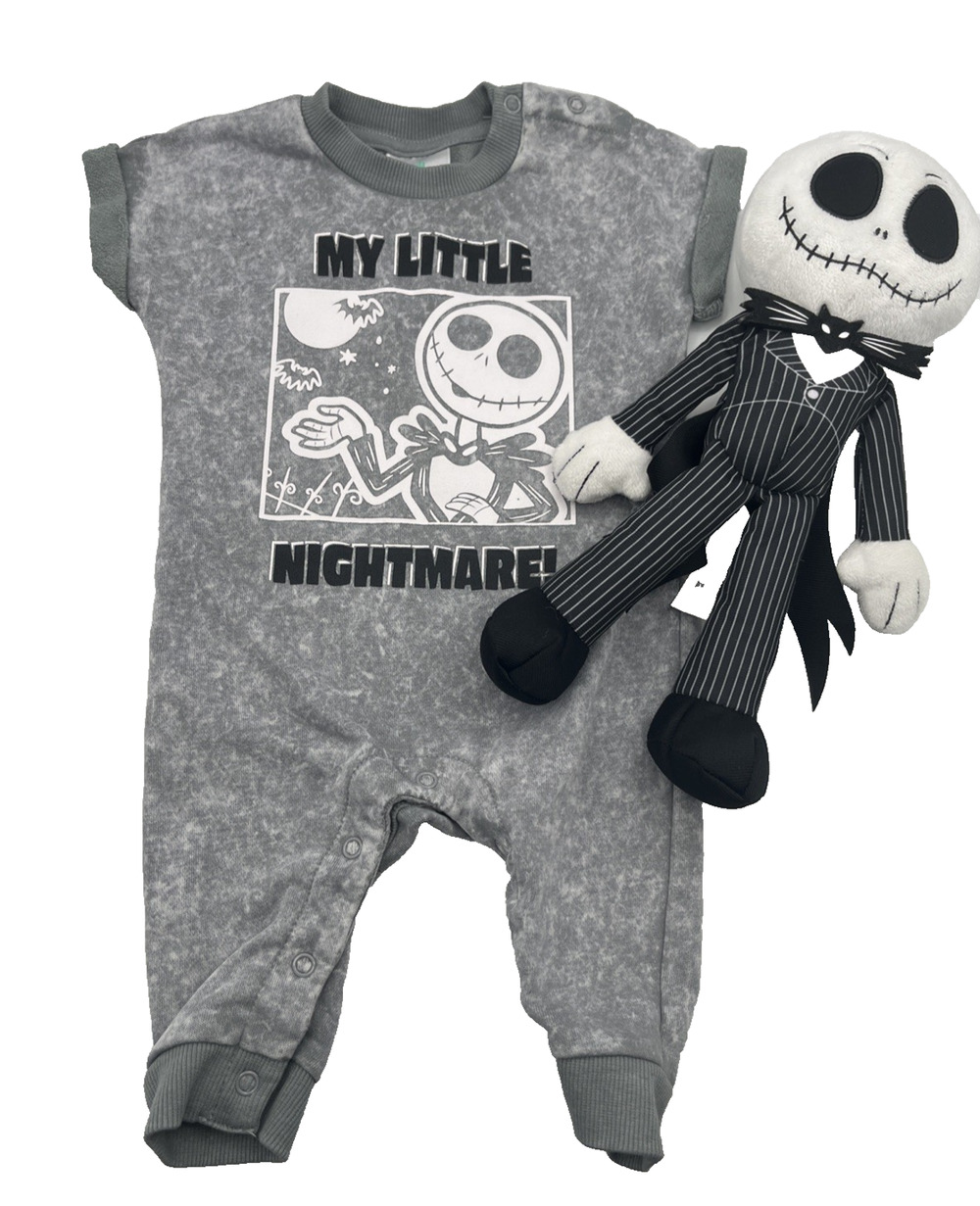 Disney Nightmare Before Christmas Baby Romper & Jack Skellington 3-6M Halloween